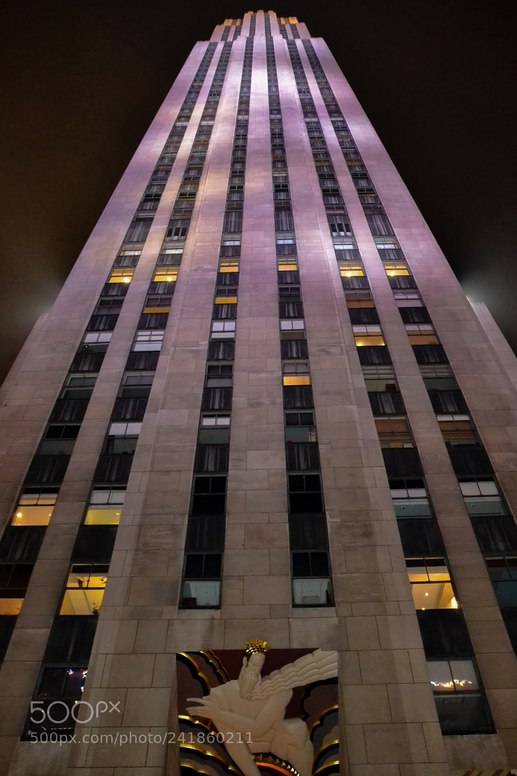Nikon D3100 sample photo. Rockefeller center photography
