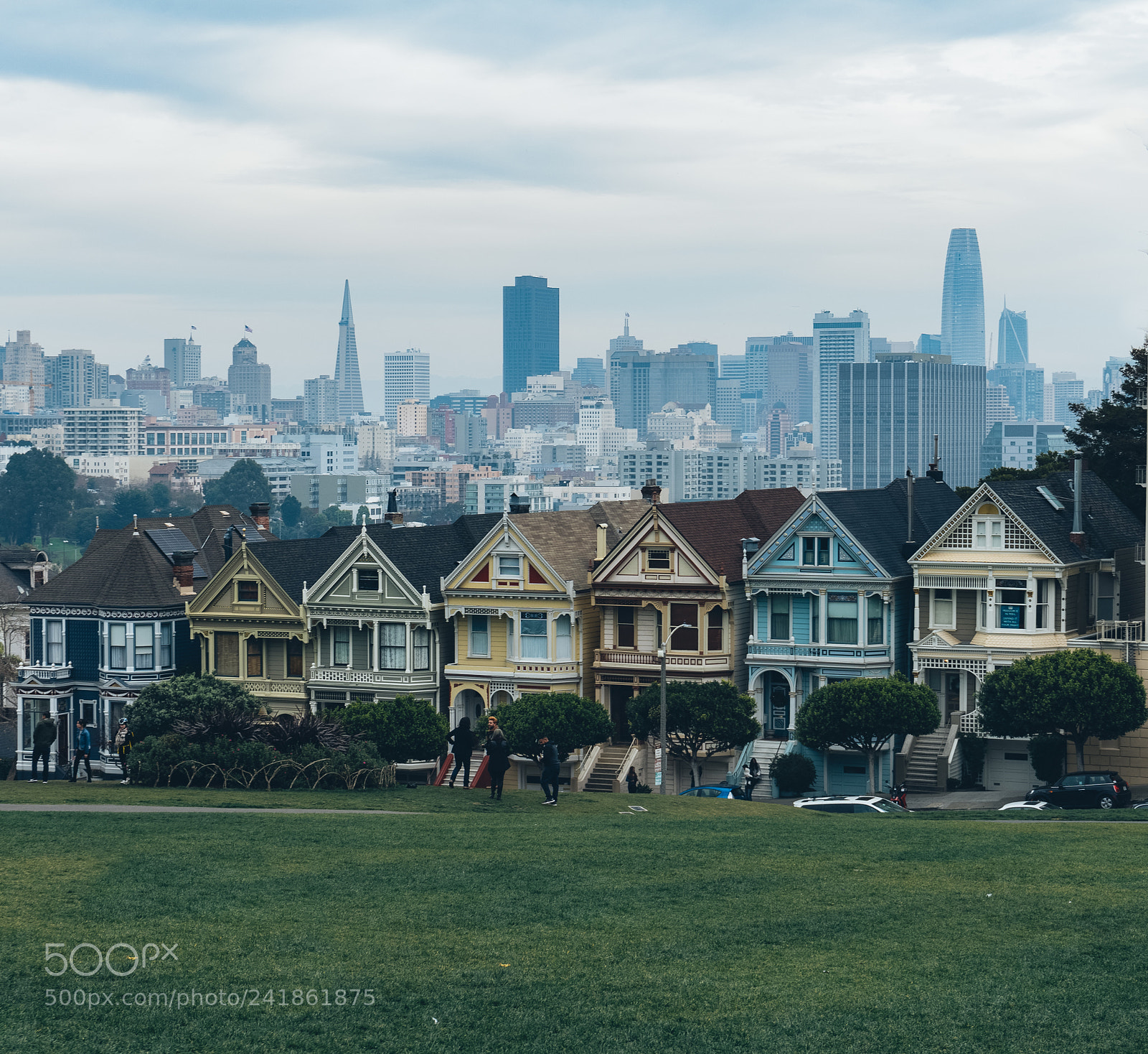 Sony a7 sample photo. Painted ladies infront of photography