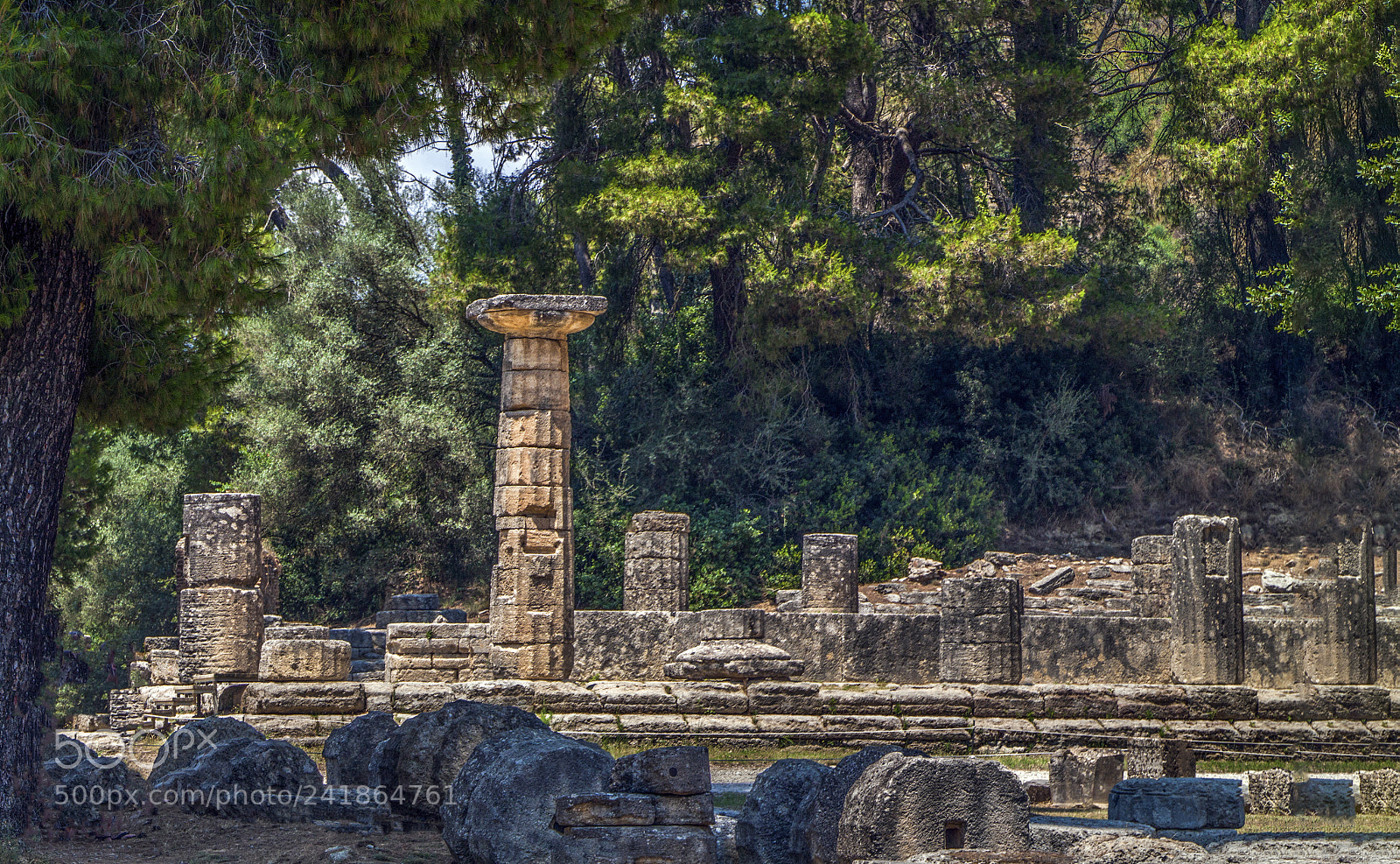Canon EOS 50D sample photo. Greek ruins alpha bank photography