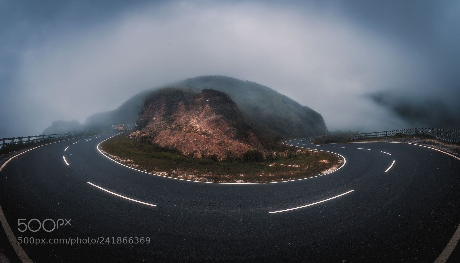 Nikon D810 sample photo. The circular road photography