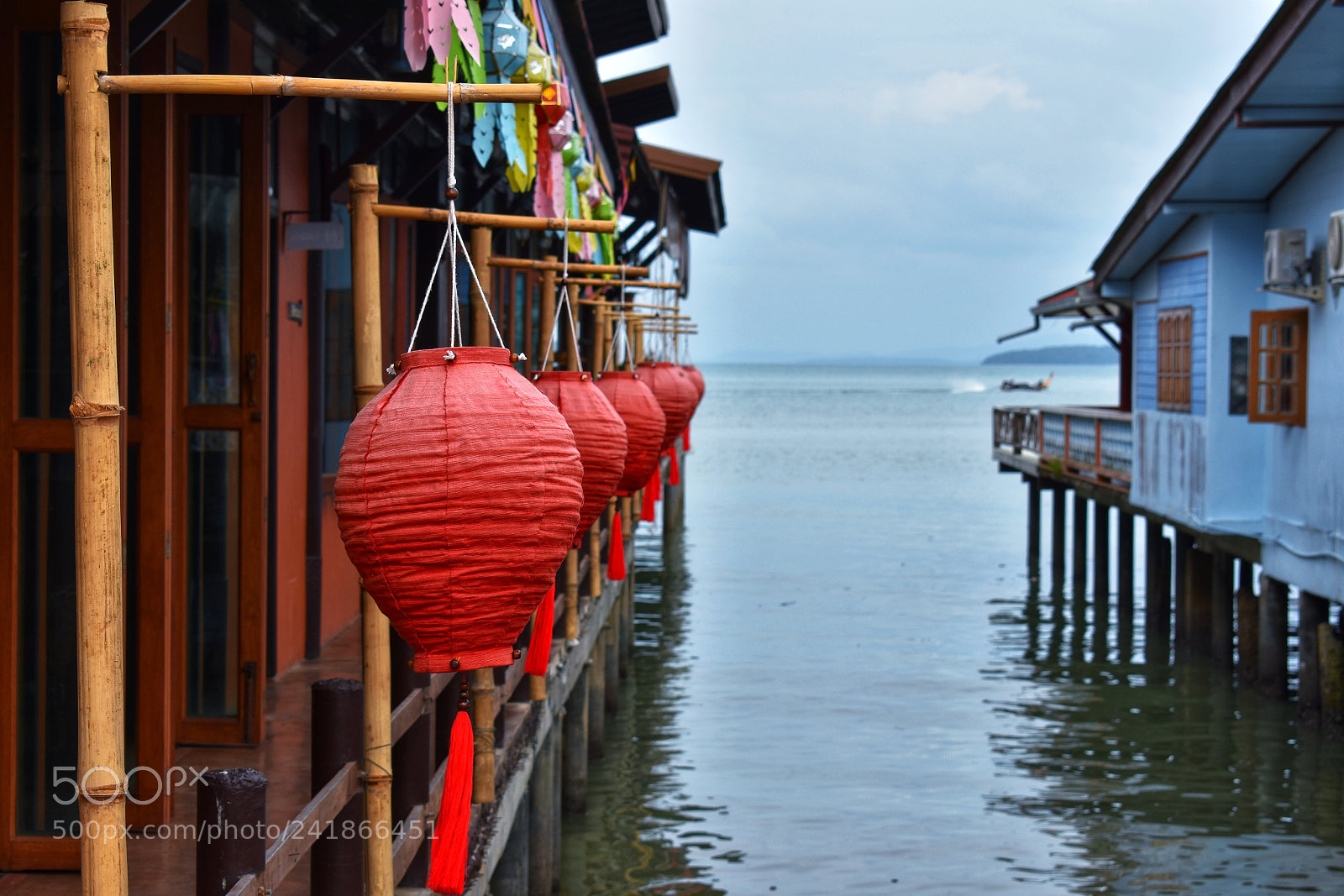 Nikon D3400 sample photo. Lanterns by the sea photography