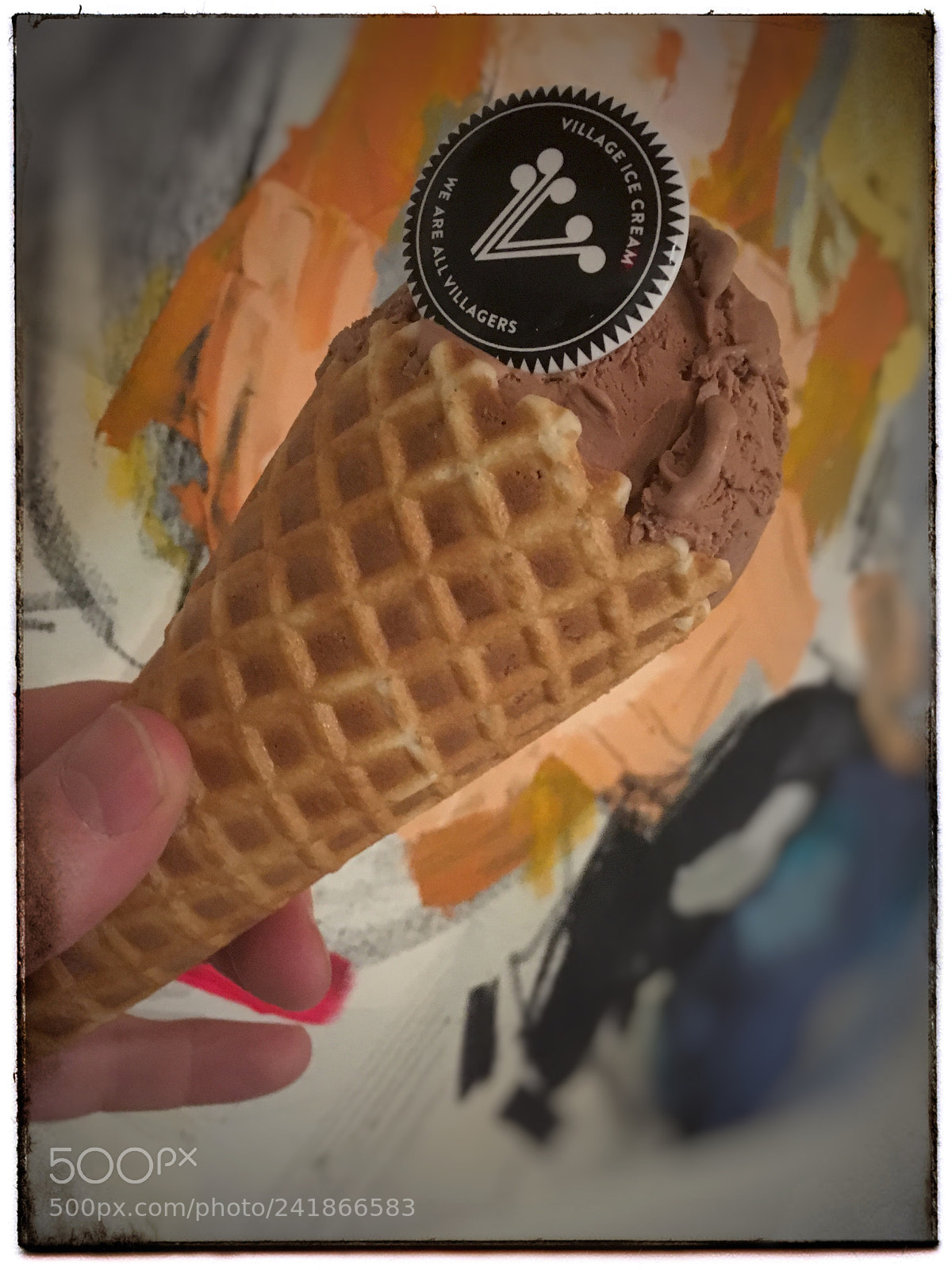 Apple iPhone SE sample photo. Delicious chocolate ice cream photography