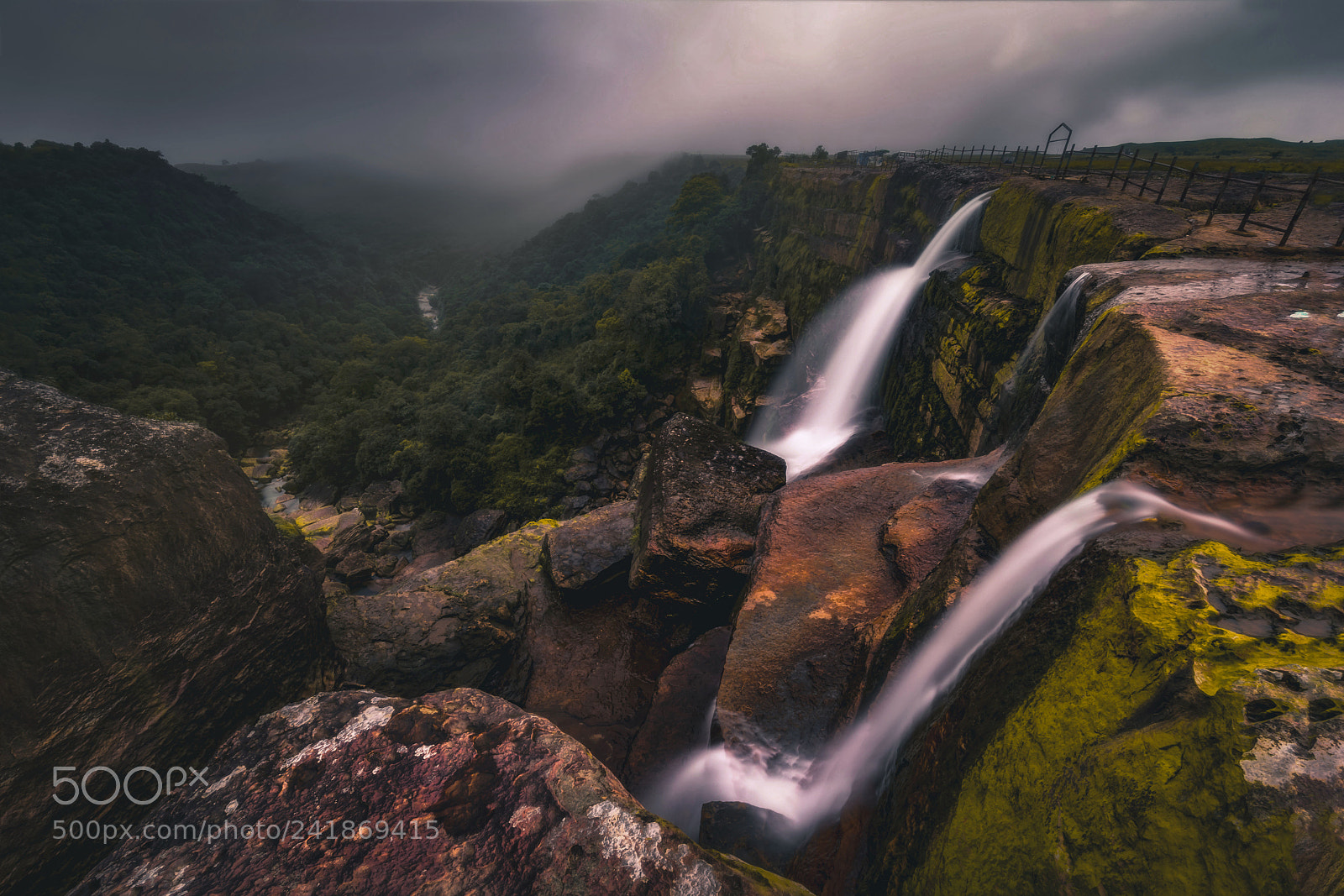 Nikon D810 sample photo. Dainthlen falls photography