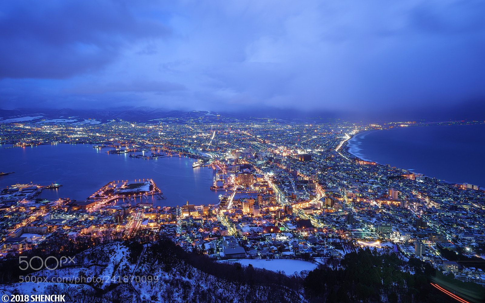 Sony a9 sample photo. Hakodate mountain photography
