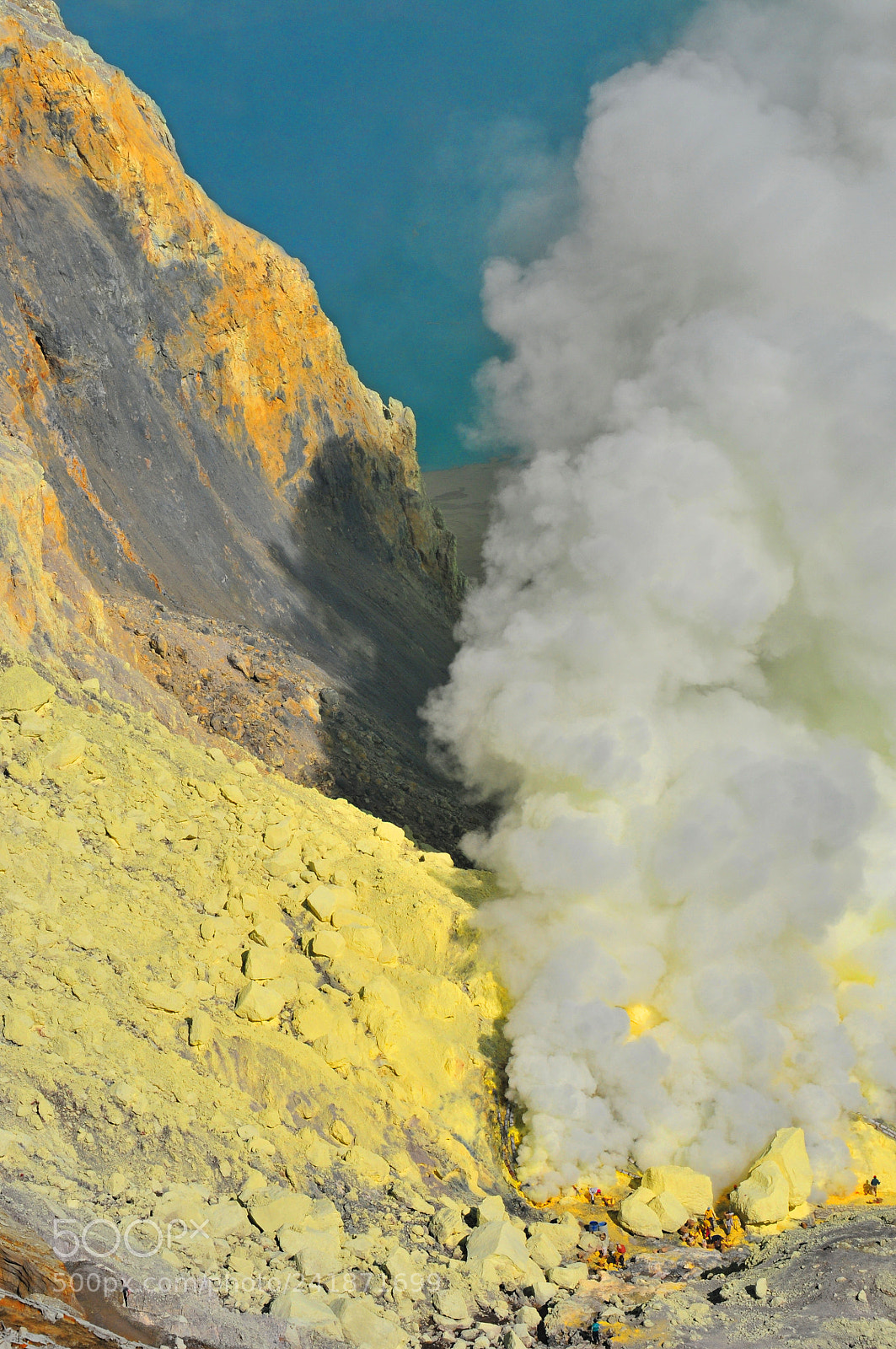 Nikon D300 sample photo. The mining for sulphur photography