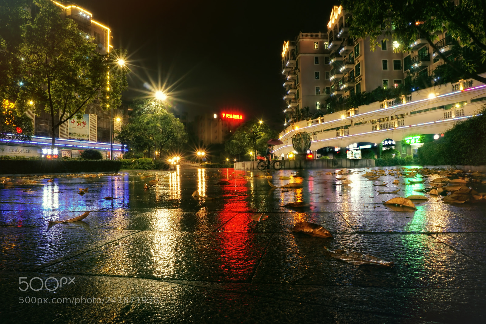 Sony a6300 sample photo. Rainy city photography