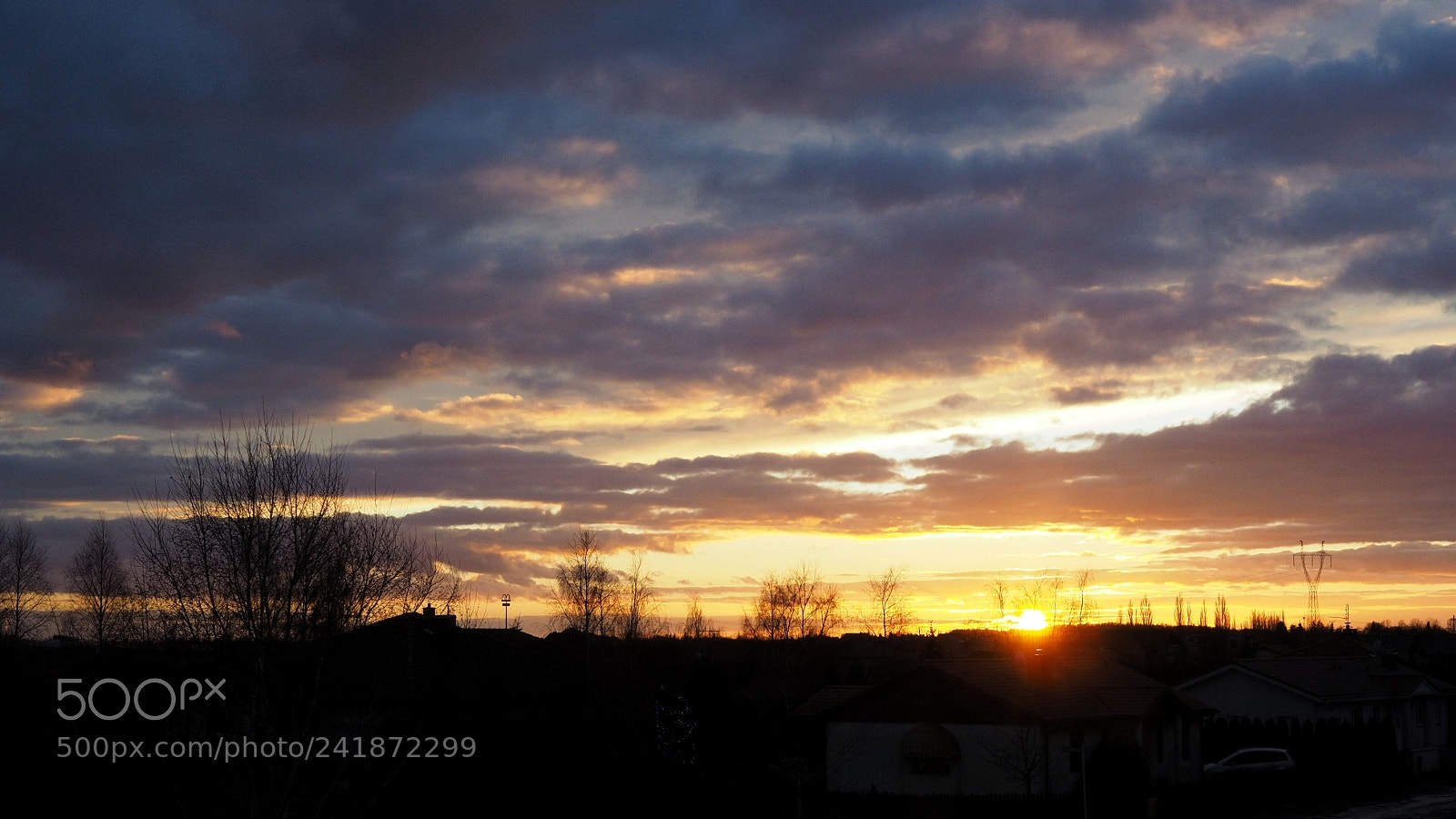 Olympus OM-D E-M10 II sample photo. Winter sunset photography
