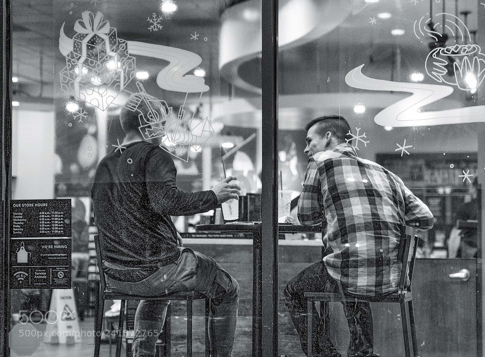 Nikon D810 sample photo. Starbucks after dark, beaverton photography