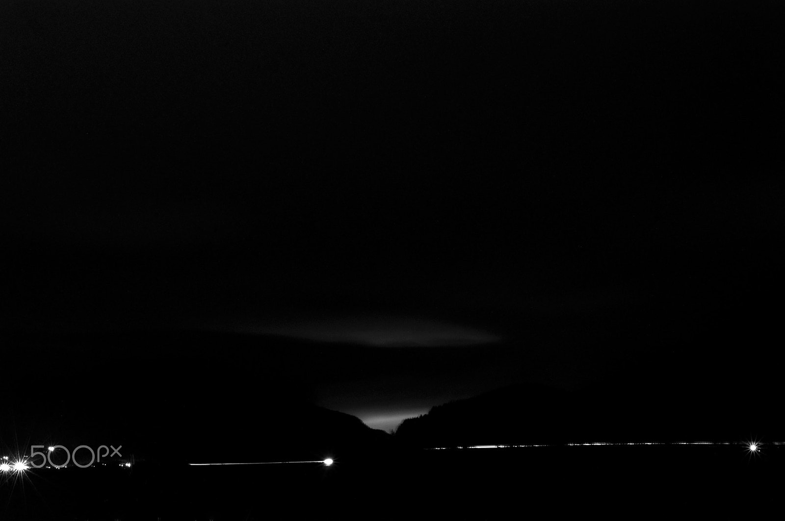 Nikon D5000 + Nikon AF Nikkor 50mm F1.8D sample photo. Columbia gorge at night photography