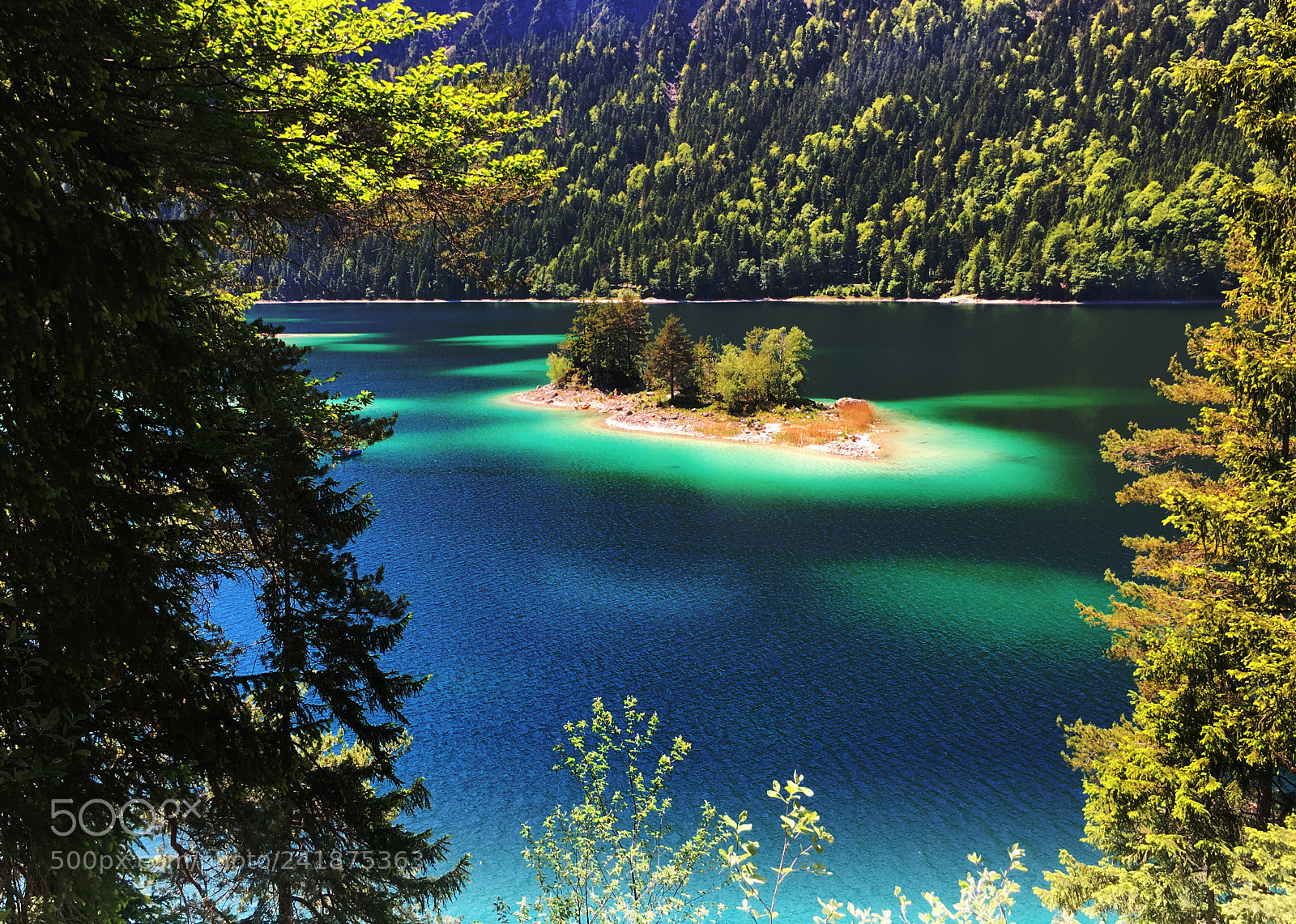 Apple iPhone 6s sample photo. Eibsee insel photography