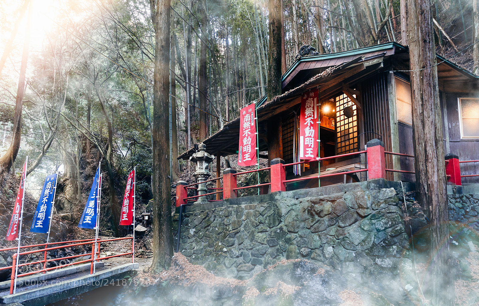Sony a7 II sample photo. Temple in mountains photography