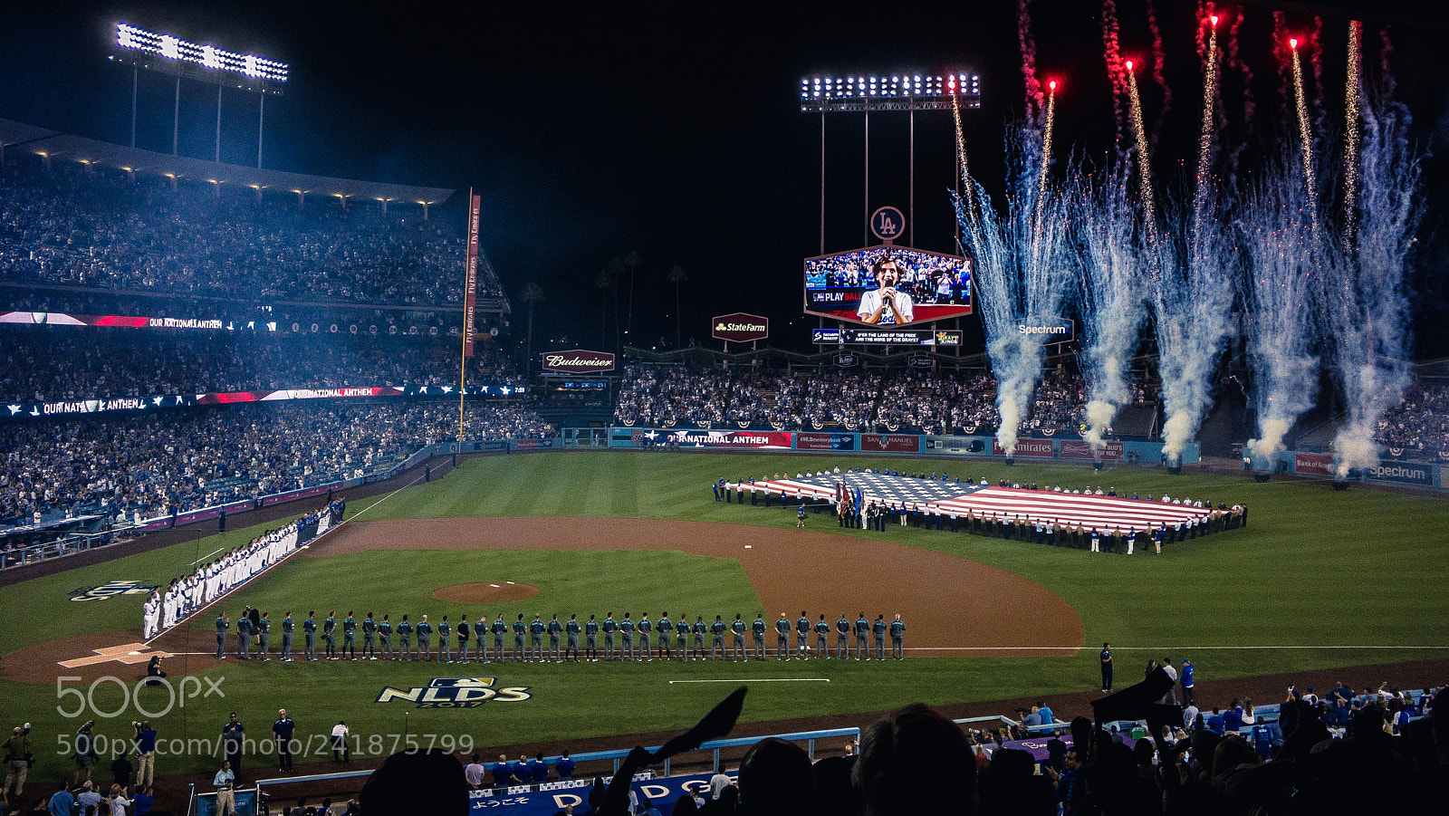 Apple iPhone SE sample photo. Dodgers vs diamondbacks nlds 2017 photography