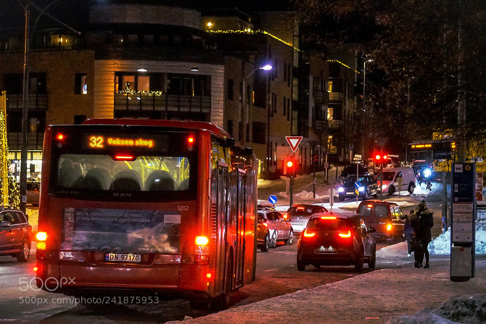 Sony a7 II sample photo. Night city lights photography