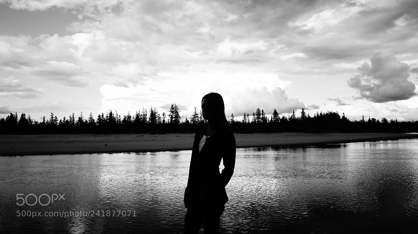 Sony Alpha a5000 (ILCE 5000) sample photo. River and girl b photography