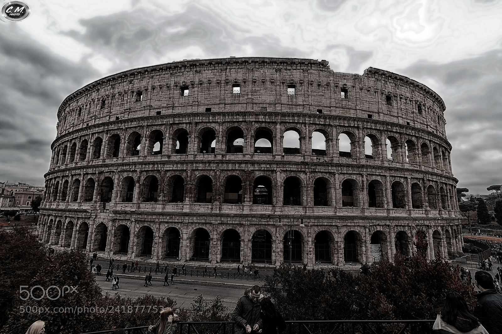 Canon EOS 1300D (EOS Rebel T6 / EOS Kiss X80) sample photo. The colosseum b&w photography