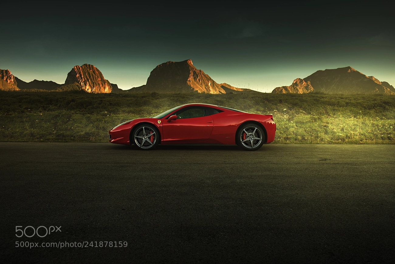 Nikon D800 sample photo. Ferrari 458 italia photography