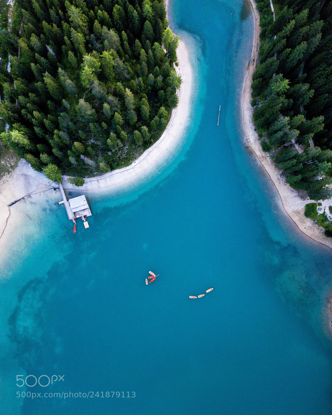 DJI FC220 sample photo. Lago di braies photography