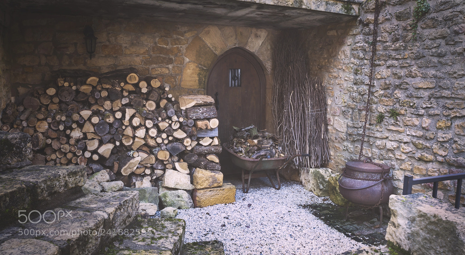 Sony Alpha NEX-5R sample photo. The sorcerers wood pile photography