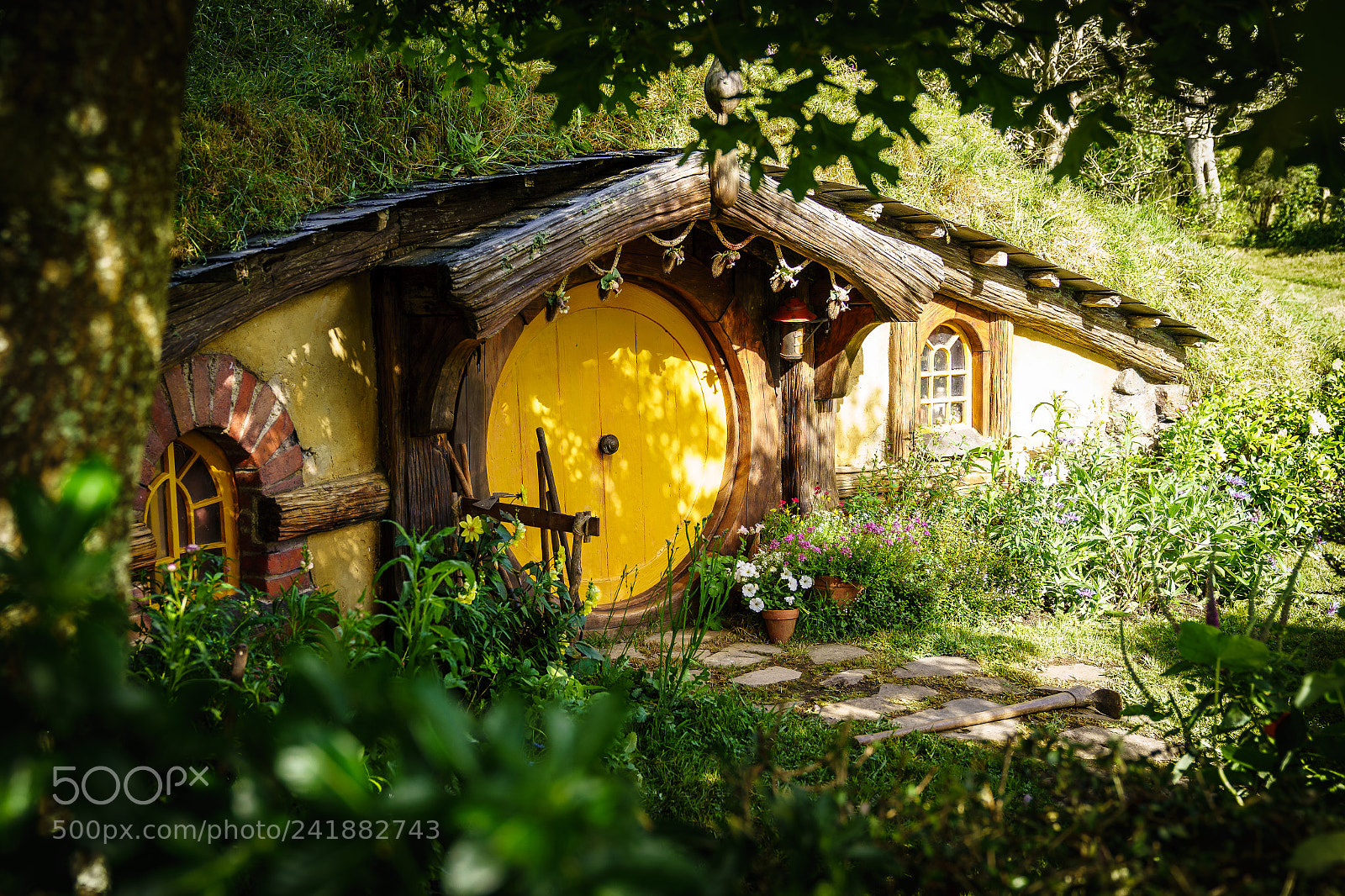 Sony a9 sample photo. Hobbit's house photography