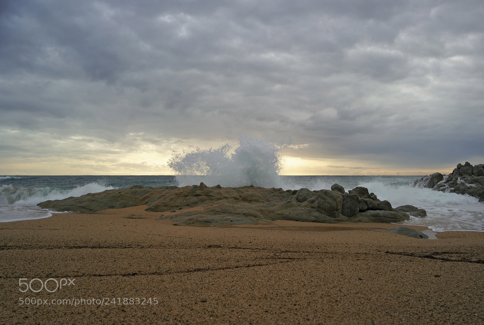 Samsung NX500 sample photo. Wave photography