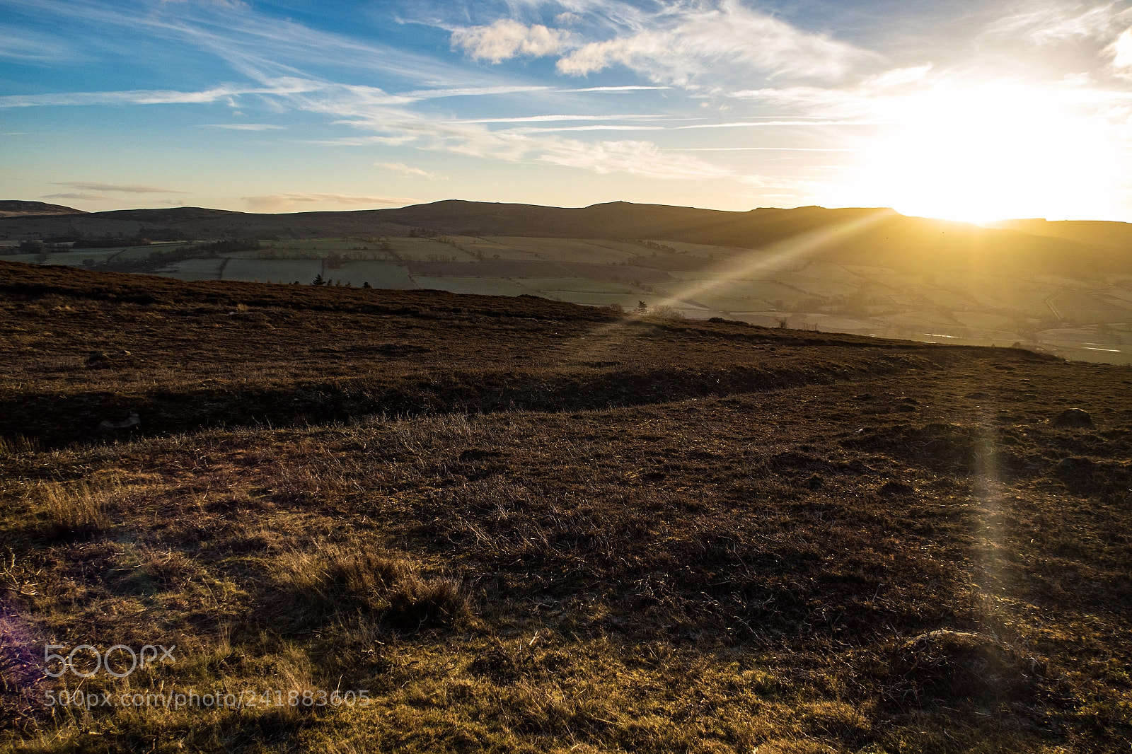Canon PowerShot G7 X sample photo. Sunlit moors at rothbury photography