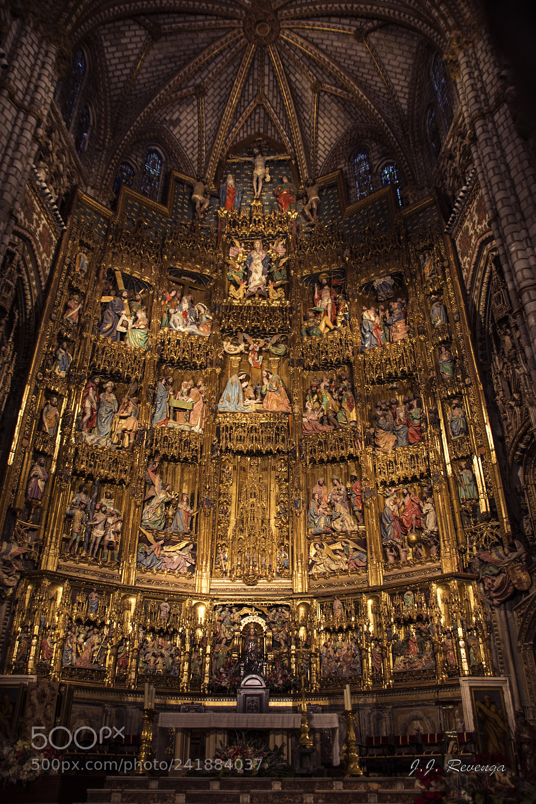 Nikon D7100 sample photo. Retablo del altar mayor photography