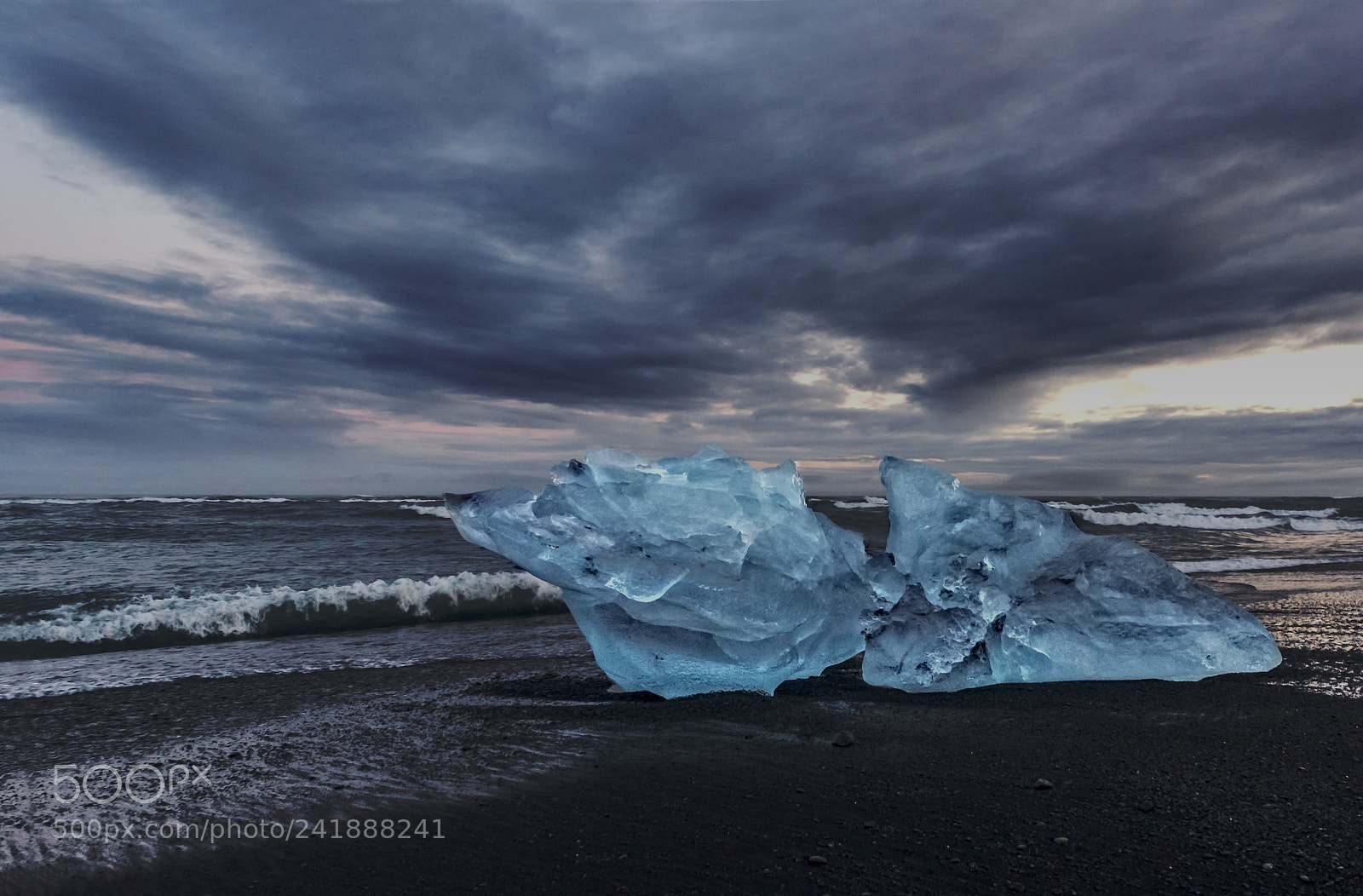 Nikon D800 sample photo. Ice on the beach photography