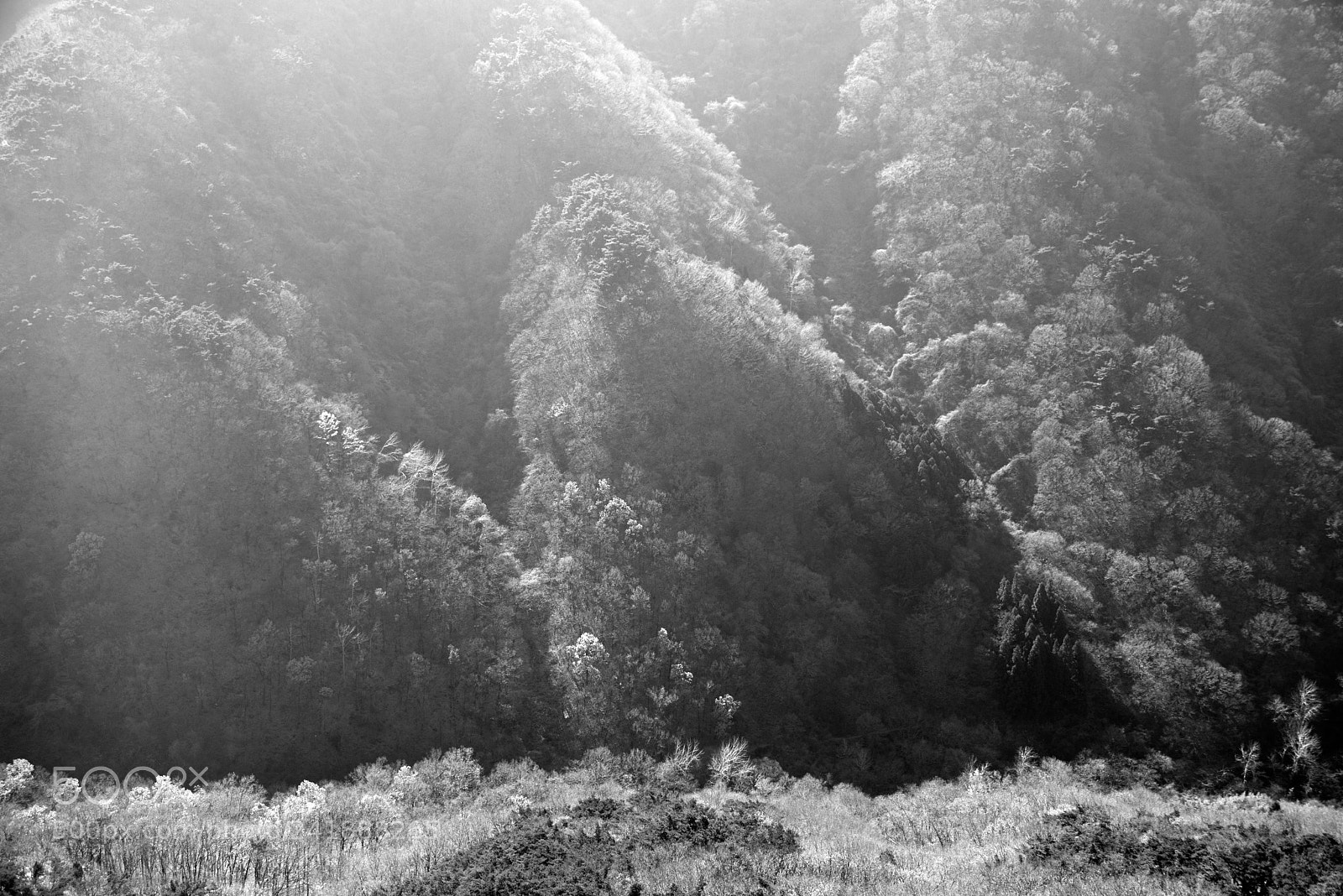 Nikon D810 sample photo. Light over mountain photography