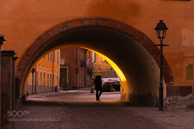 Nikon D700 sample photo. The man walking down photography