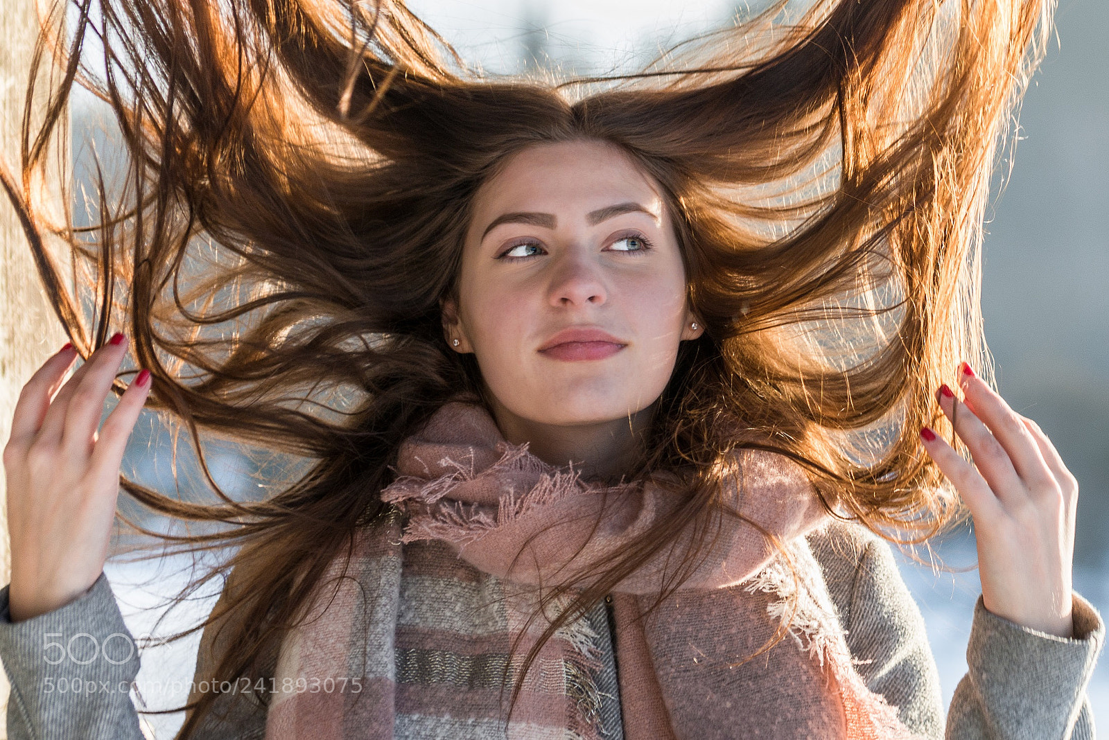 Nikon D800 sample photo. Modelwalk in a winter photography