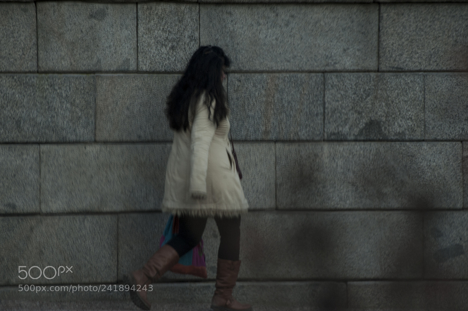 Nikon D700 sample photo. Woman walking down the photography