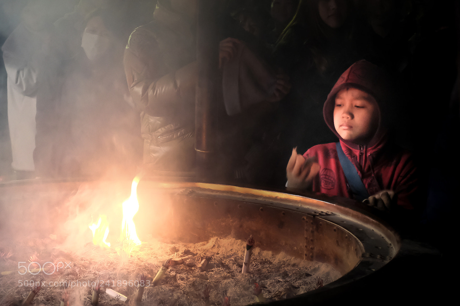 Fujifilm X100F sample photo. Stare at fire photography