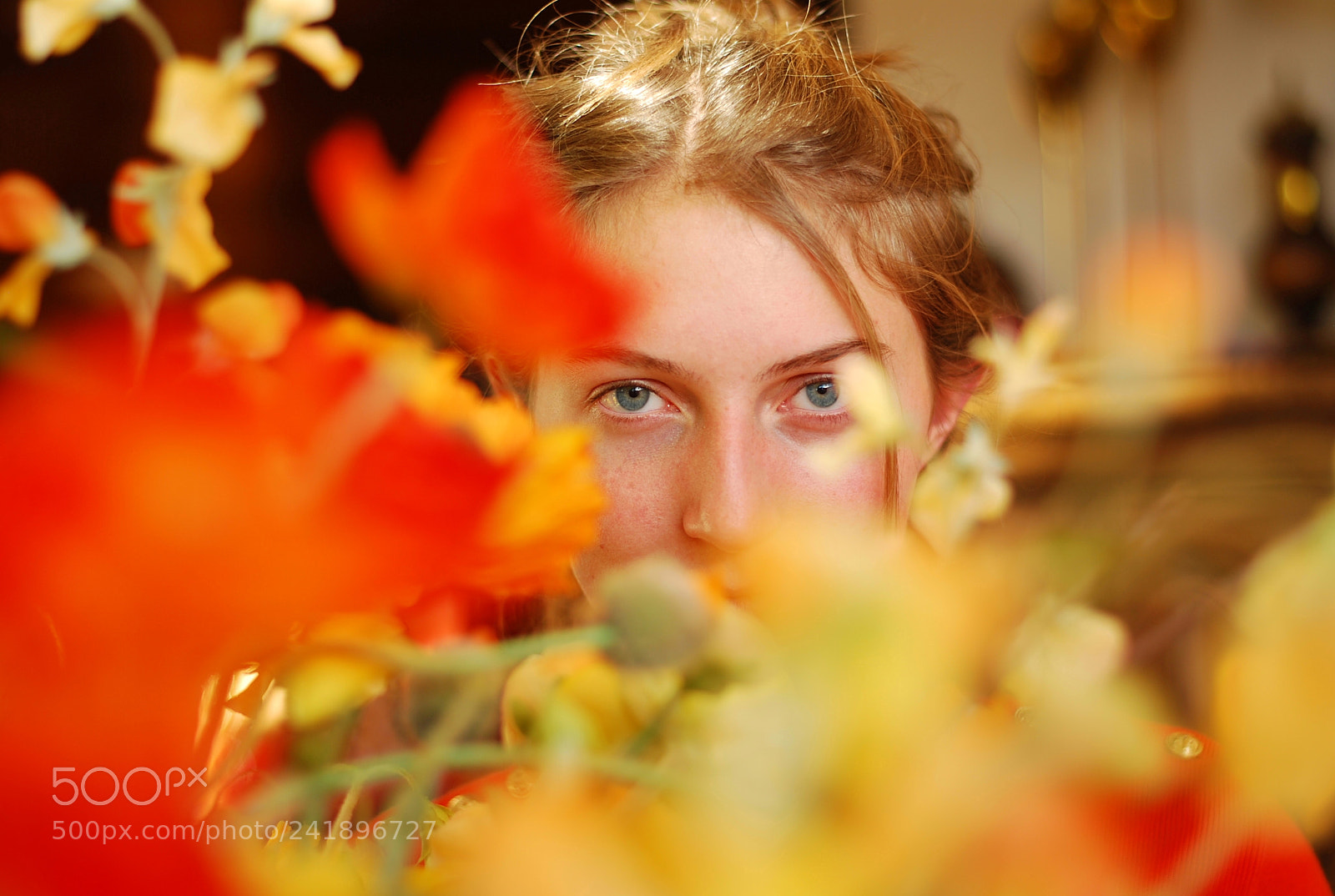 Nikon D60 sample photo. Portrait fleuris photography