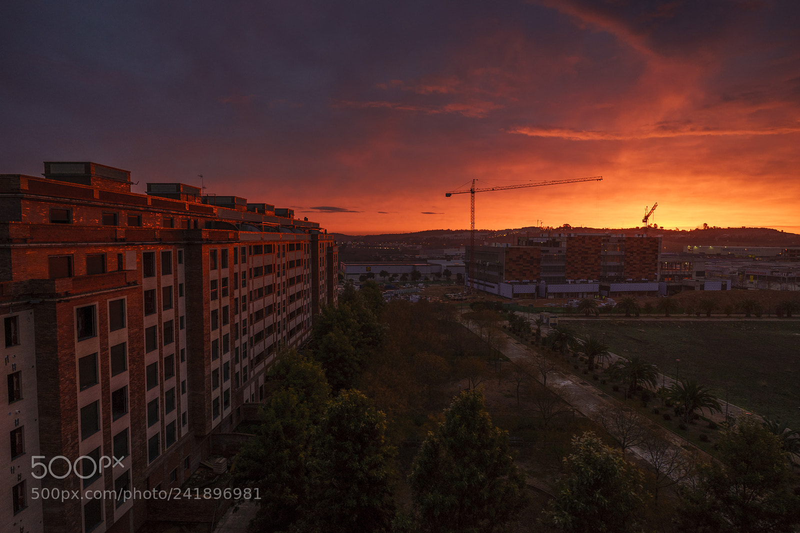 Sony a7 sample photo. Badajoz sunrise photography