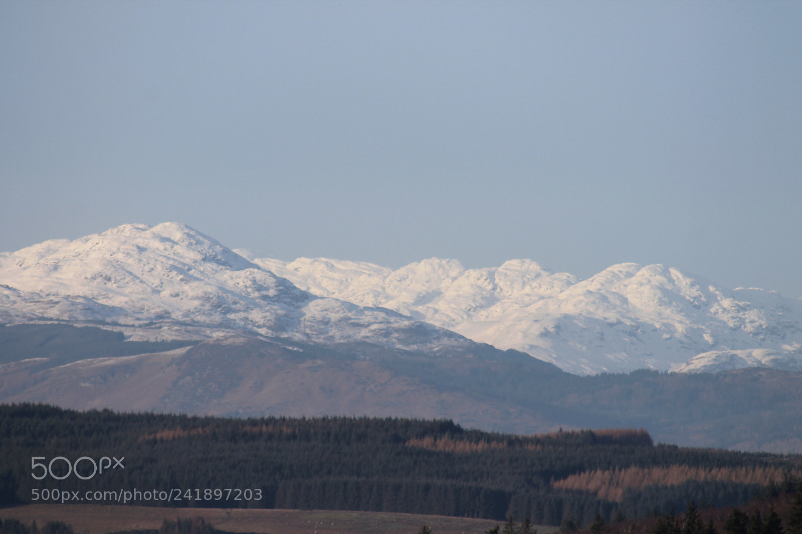 Canon EOS 1100D (EOS Rebel T3 / EOS Kiss X50) sample photo. Scottish wintry hills photography