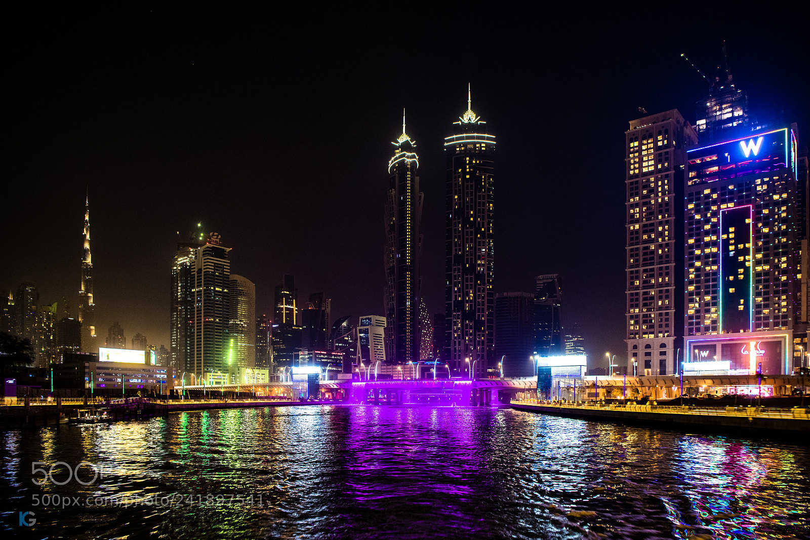 Nikon D850 sample photo. Dubai water canal photography