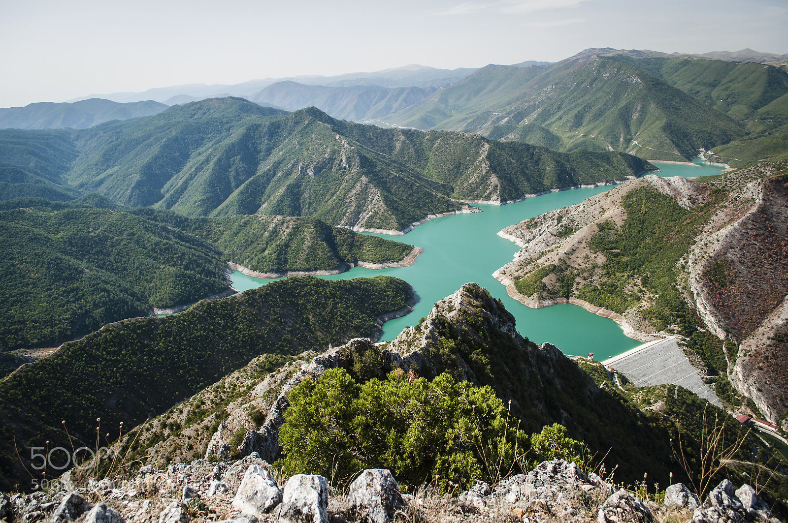 Nikon D5000 sample photo. Mountain and lake. photography