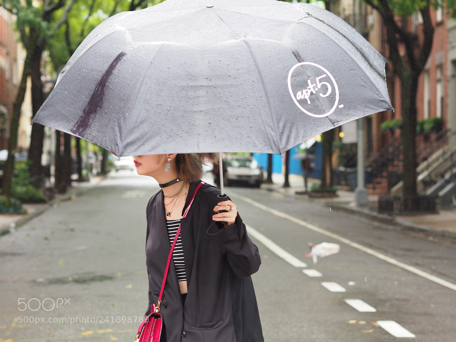 Olympus OM-D E-M10 sample photo. Rainy nyc photography
