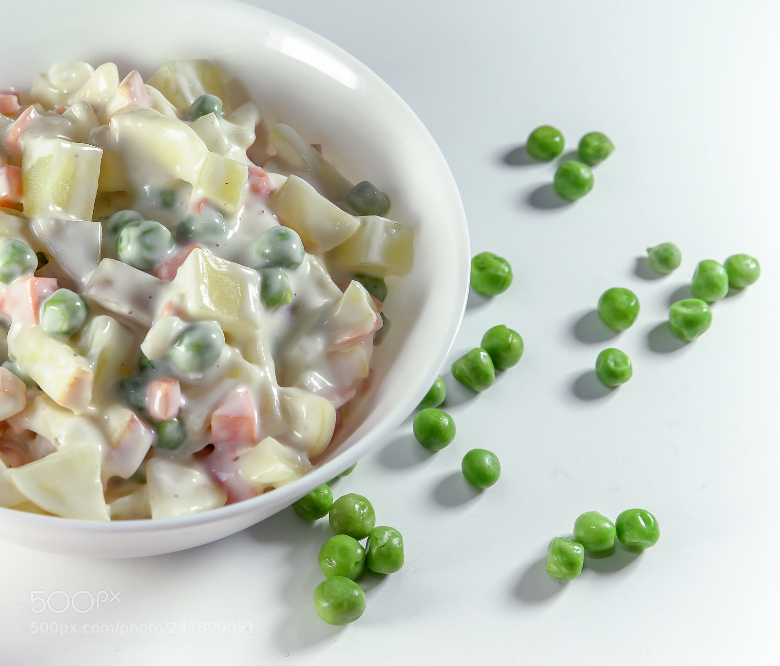 Sony a6300 sample photo. Russian salad photography