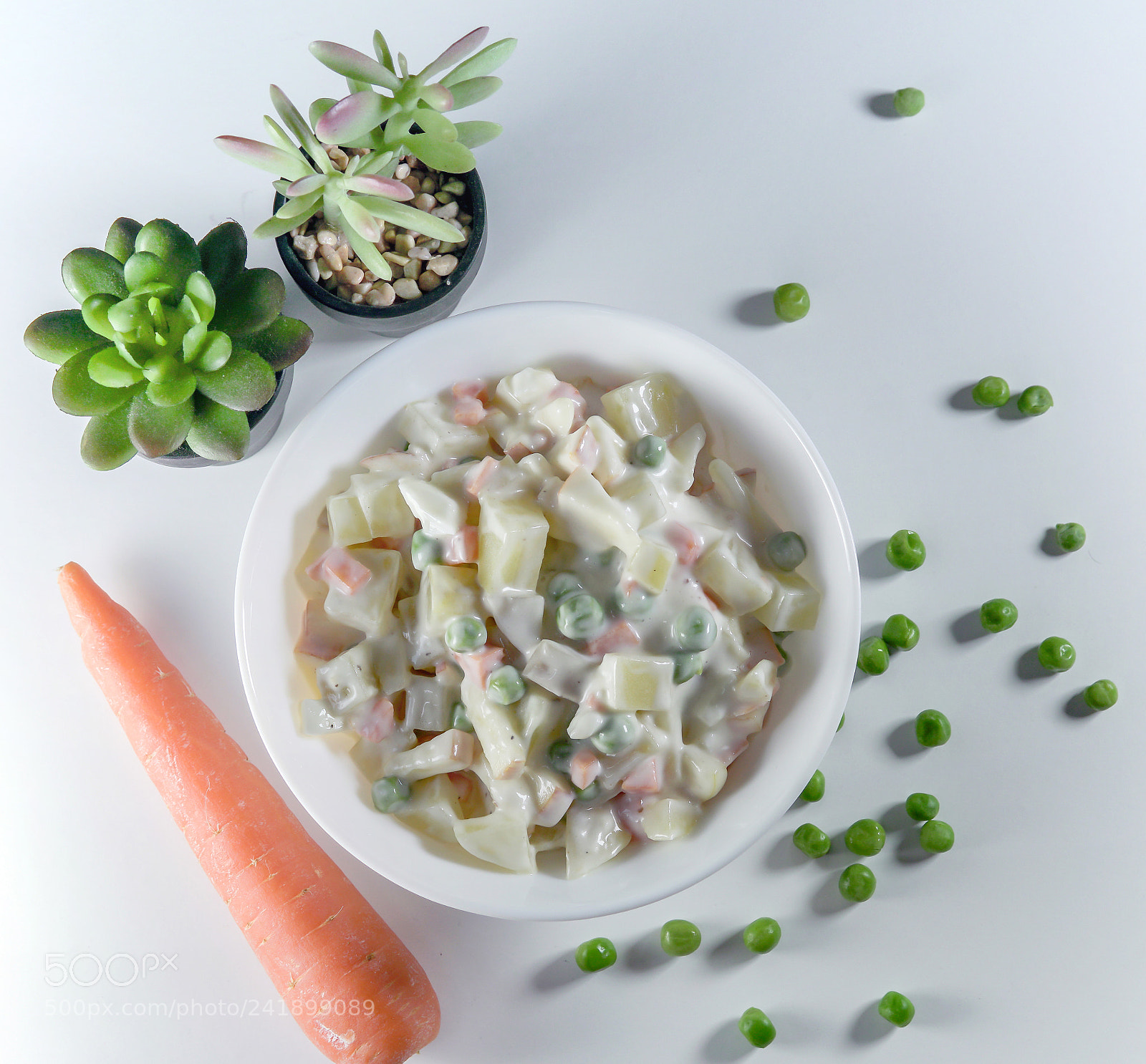Sony a6300 sample photo. Russian salad photography
