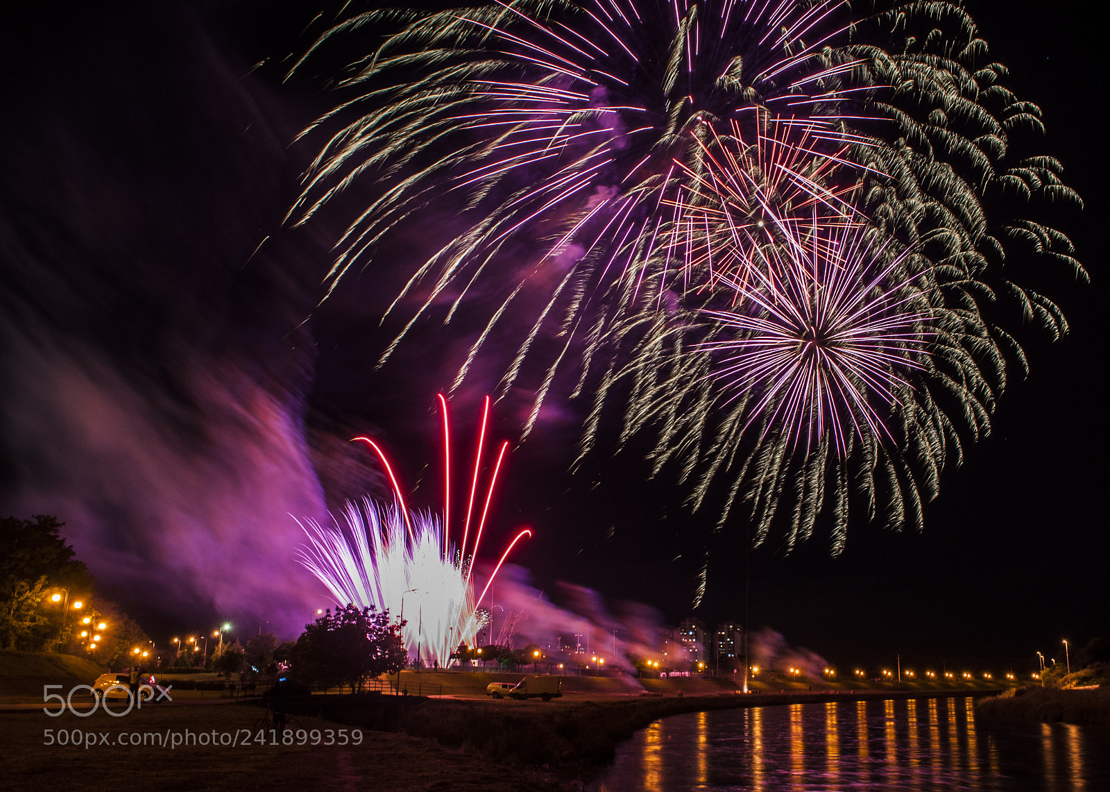 Nikon D5000 sample photo. Firework photography