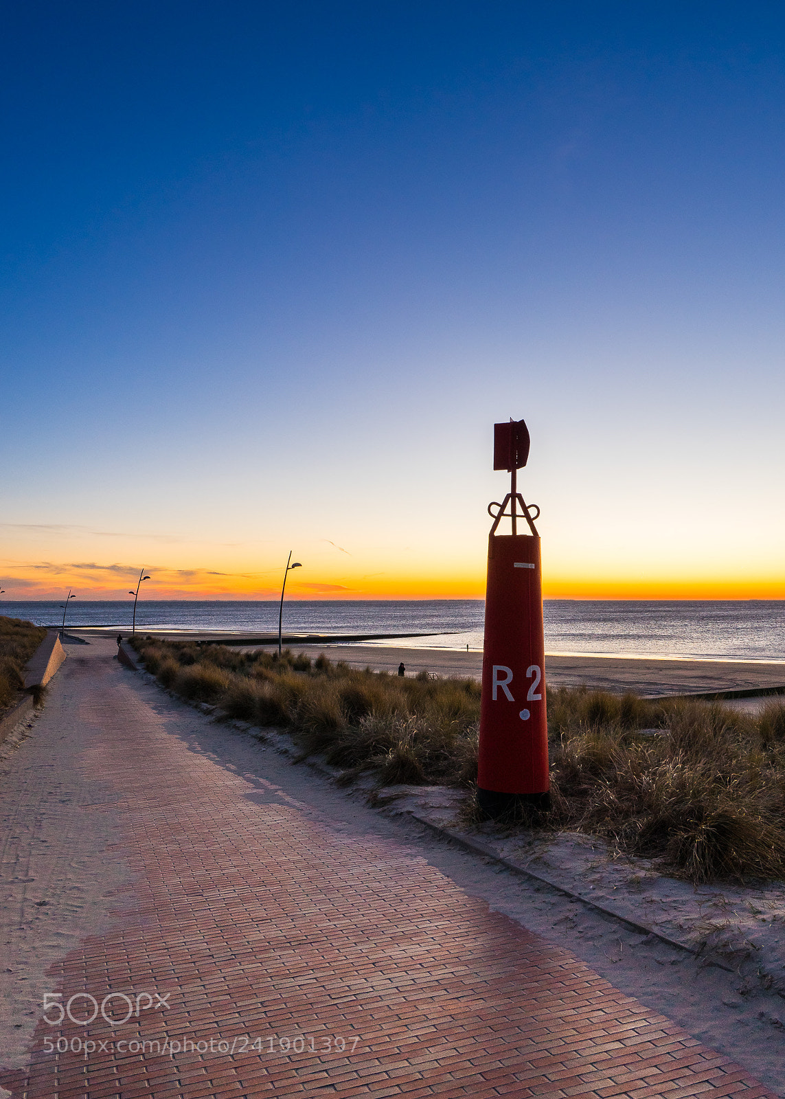 Sony a7 II sample photo. Borkum_strand_sunset photography