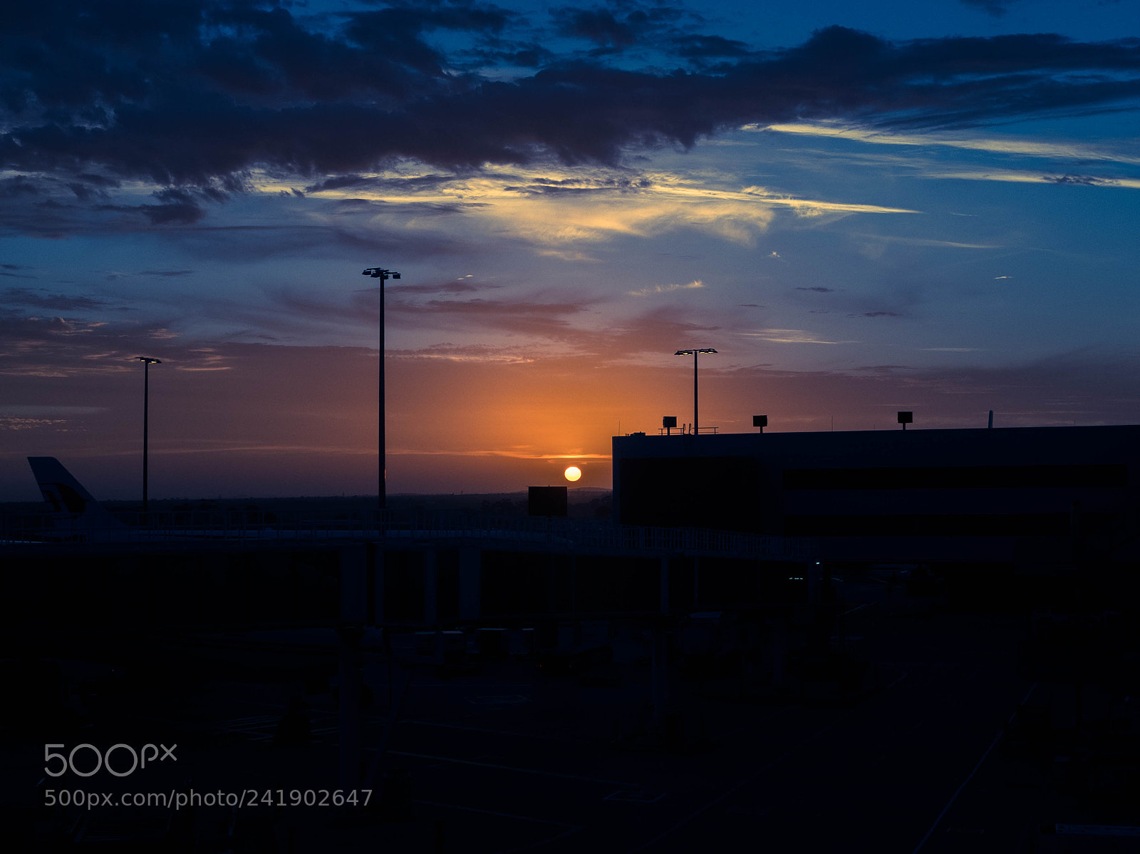Fujifilm X100F sample photo. Good evening melbourne airport photography