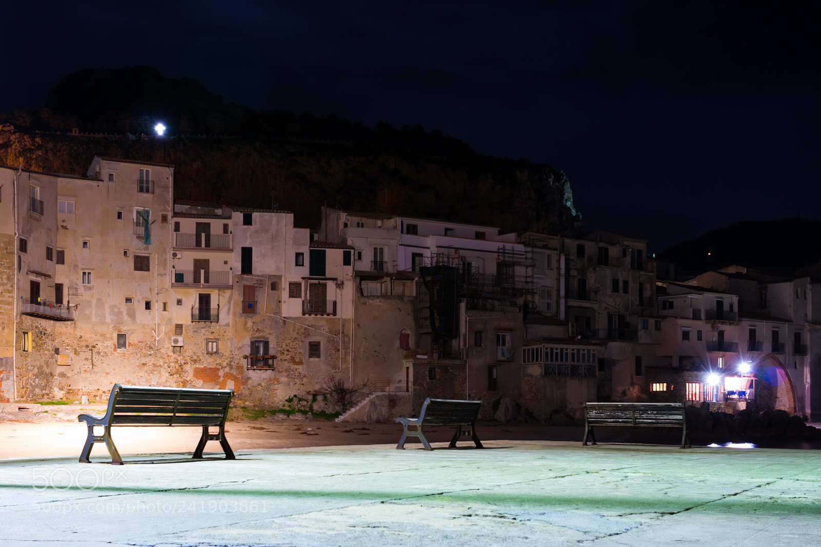 Canon EOS 100D (EOS Rebel SL1 / EOS Kiss X7) sample photo. Cefalù by night photography