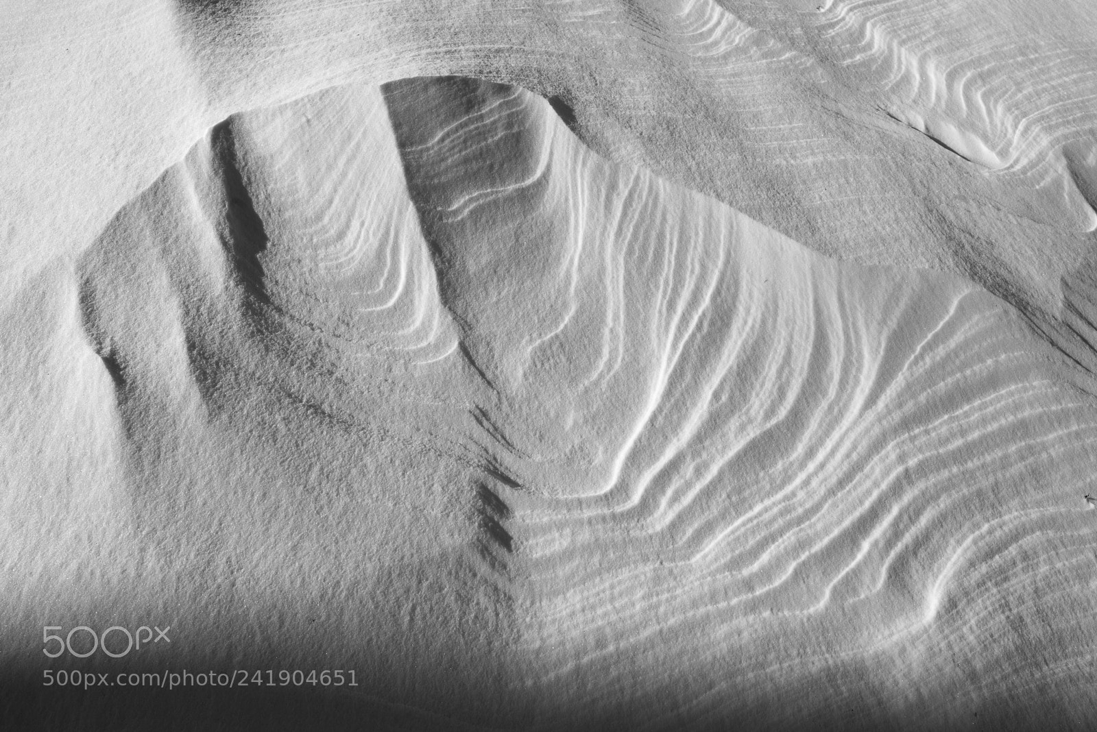 Pentax K-1 sample photo. Wind-blown snow photography