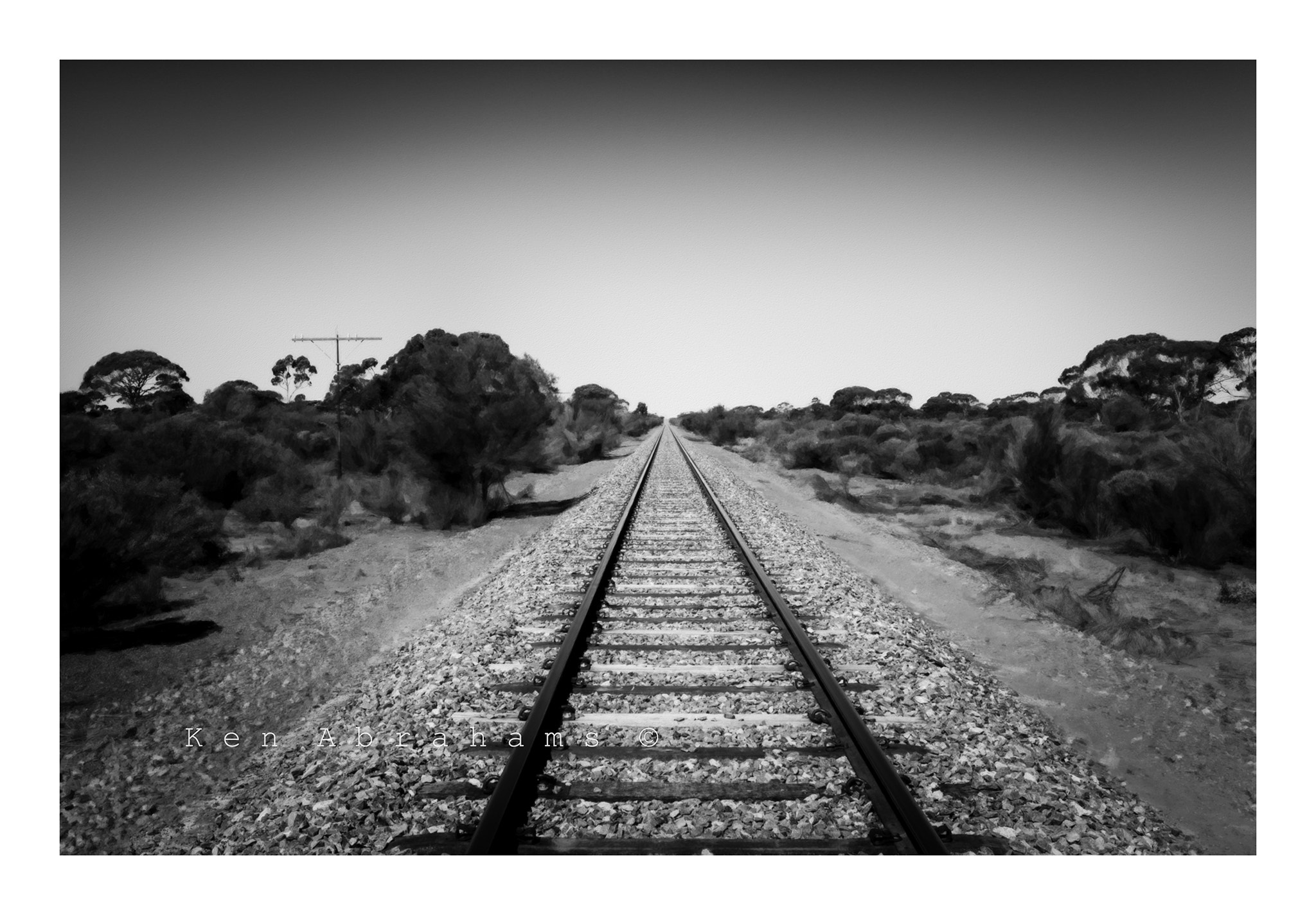 Leica M-Monochrom sample photo. Down the line photography