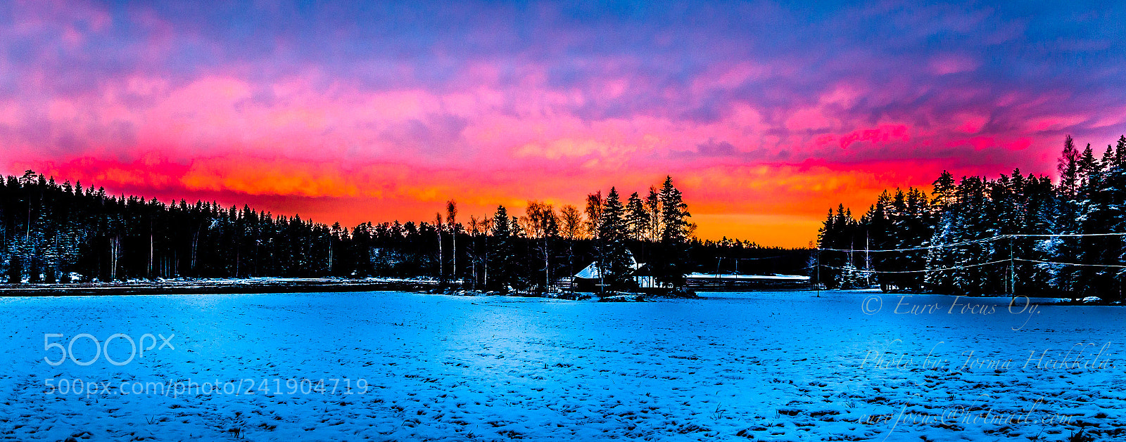 Canon EOS 6D sample photo. Sunset in southern finland. photography