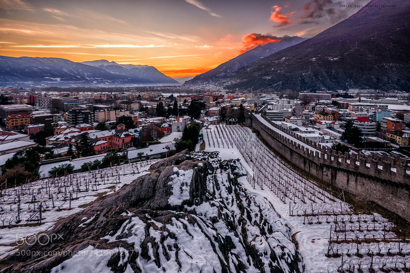 Nikon D7100 sample photo. Panorama castelgrande photography