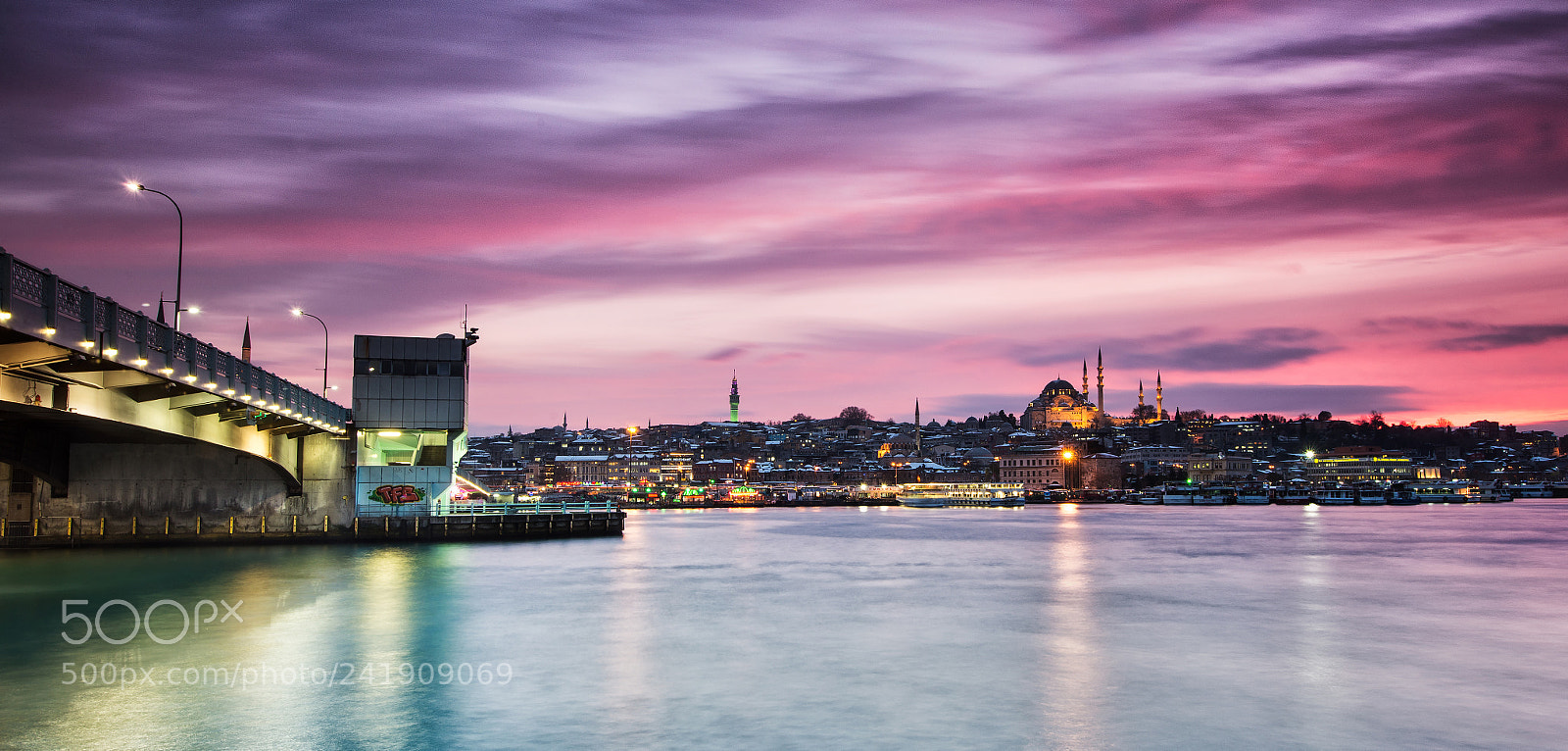 Nikon D600 sample photo. Galata bridge photography