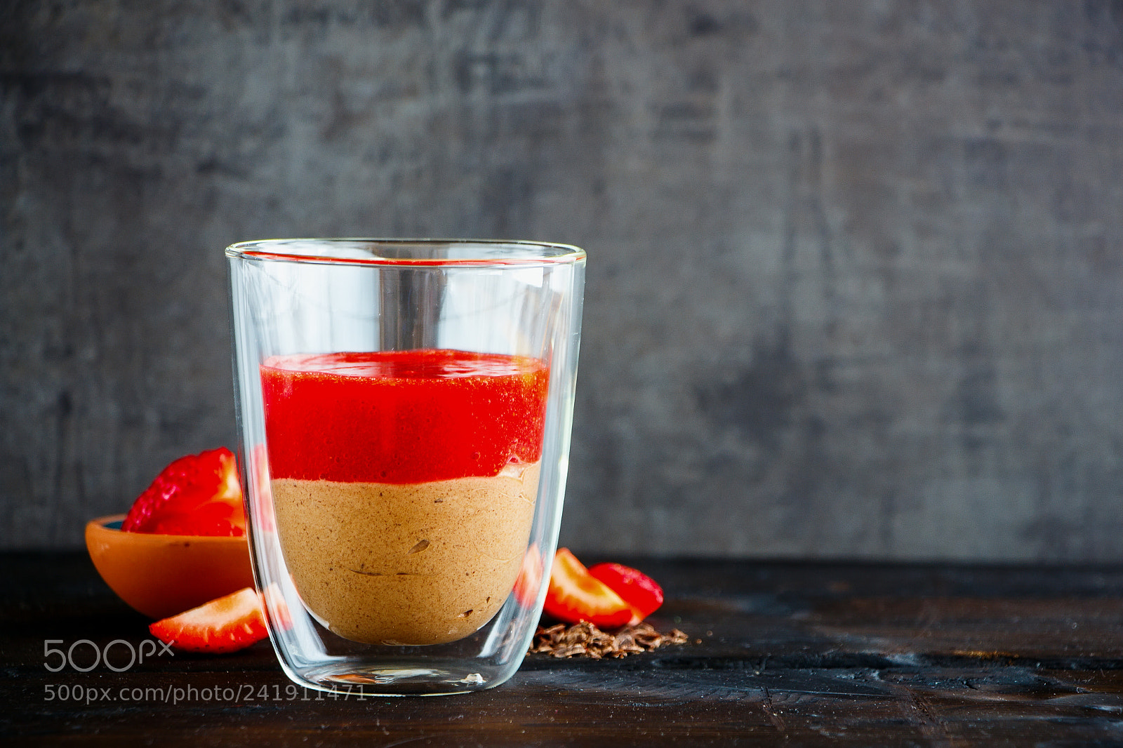 Canon EOS 700D (EOS Rebel T5i / EOS Kiss X7i) sample photo. Chocolate dessert in jar photography